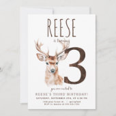 Invitation au troisième anniversaire de Deer (Devant)