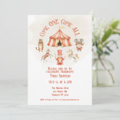 Invitation au troisième anniversaire du cirque ani (Debout devant)