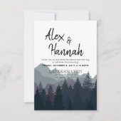 Invitation au vin d'honneur de mariage seulement (Devant)