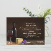 Invitation au vin et au fromage (Debout devant)