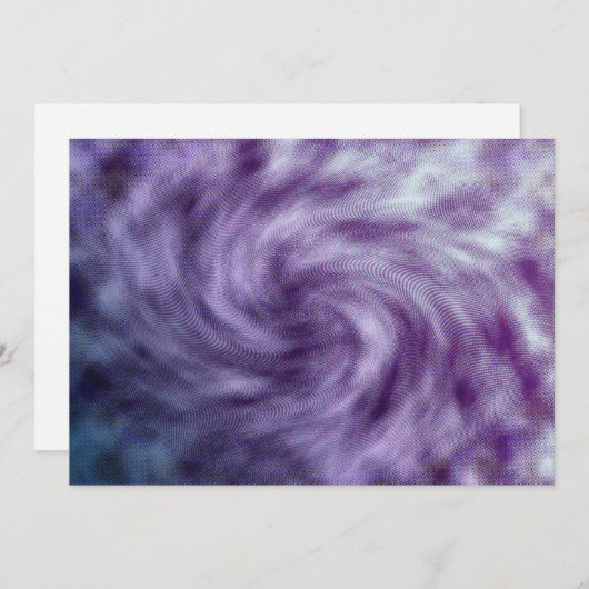 Invitation au vortex mauve (Devant / Derrière)