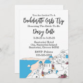 Invitation au voyage de filles de Bachelorette à S (Devant / Derrière)