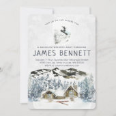 Invitation au voyage de ski pour l'enterrement de  (Devant)