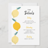 Invitation au week-end de la demoiselle d'honneur (Dos)