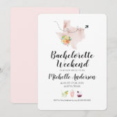 Invitation au week-end de l'enterrement de vie de (Devant / Derrière)