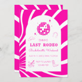 Invitation au week-end d'enterrement de vie de jeu (Devant / Derrière)