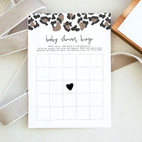 AUBREE Empreinte de léopard Safari Baby shower Bin