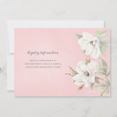 Invitation Auburn Bride dans Lace Gown Élégante Fête des mari (Dos)