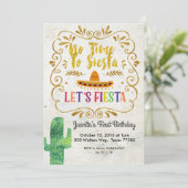 Invitation Aucune heure à la sièste, ne nous a laissés or (Debout devant)