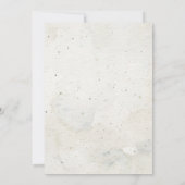 Invitation Aucune heure à la sièste, ne nous a laissés rose (Dos)