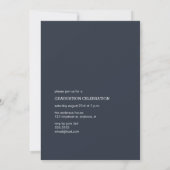 Invitation audacieuse d'obtention du diplôme de (Dos)