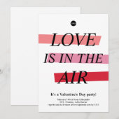 Invitation audacieuse et brillante de la Saint Val (Devant / Derrière)