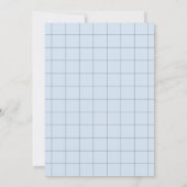 Invitation audacieuse et moderne pour une fête d'a (Dos)