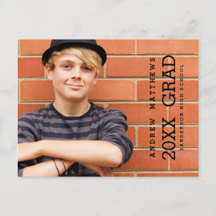 Invitation audacieuse moderne de fête de remise