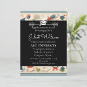 Invitation Audacieux début du diplôme universitaire (Debout devant)