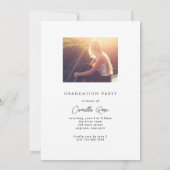 Invitation Audacieux Elegance 2023 Graduation Photo Invitatio (Dos)