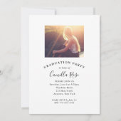 Invitation Audacieux Elegance 2025 Graduation Photo Invitatio (Dos)