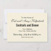 Invitation Audubon Great Blue Heron Marsh Bird (Dos)