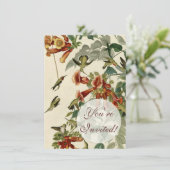 Invitation Audubon Throsé de colibri (Debout devant)