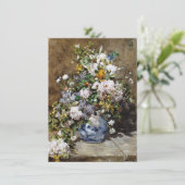Invitation Auguste Renoir - Bouquet de printemps (Debout devant)