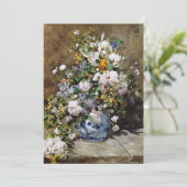 Invitation Auguste Renoir - Bouquet de printemps (Debout devant)