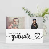 Invitation Aujourd'hui et puis la fête de la graduation - Pho (Debout devant)