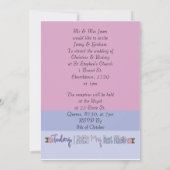 Invitation Aujourd'hui j'épouse ma meilleure amie (Dos)