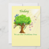 Invitation Aujourd'Hui, Nous Libérons Nos Problèmes (Devant)