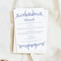 AURELIA Chinoiserie Victorian Floral Détails Card