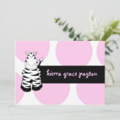 Invitation Auriculaire de LGC | l'invitation de zèbre (Debout devant)