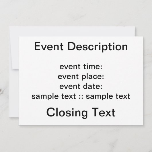 Invitation Aurora Borealis (Dos)