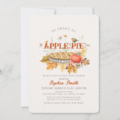Invitation Aussi sucré que la tarte à la pomme Automne quitte (Devant)
