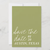 Invitation Austin, Texas, à vos agendas avec des dessins (Dos)