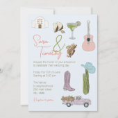 Invitation Austin Texas Mariage Suite (Devant)