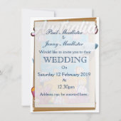 Invitation Australie poster de voyage de requins sous-marins (Devant)