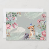 Invitation Australie Rustique Animaux autochtones Baby shower (Dos)