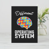 Invitation Autisme Système d'exploitation différent Neurodive (Debout devant)