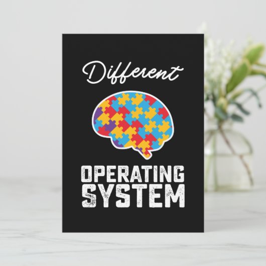 Invitation Autisme Système d'exploitation différent Neurodive (Debout devant)