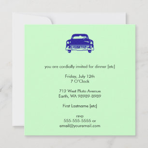Invitation Auto Damas