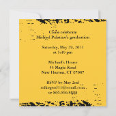 Invitation Autobus scolaire 9 d'invitation de fête de remise (Dos)