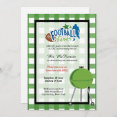 Invitation Autocar de football (Devant / Derrière)