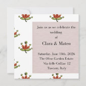 Invitation Autocollant (Dos)