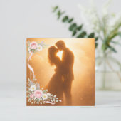 Invitation Autocollant (Debout devant)