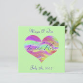 Invitation Autocollant Dans le Flux de l'Amour (Debout devant)