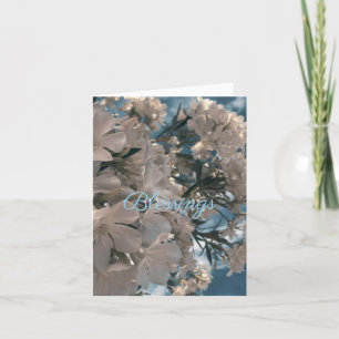 Invitation Autocollants floraux naturels Blessings