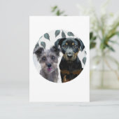 Invitation autocollants Rockie et Lyla de 1,9 cm (Debout devant)