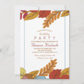 Invitation Automne (Devant)