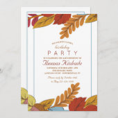 Invitation Automne (Devant / Derrière)