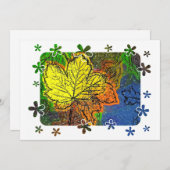 INVITATION AUTOMNE (Devant / Derrière)