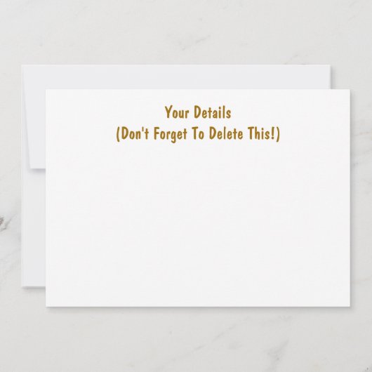 INVITATION AUTOMNE (Dos)